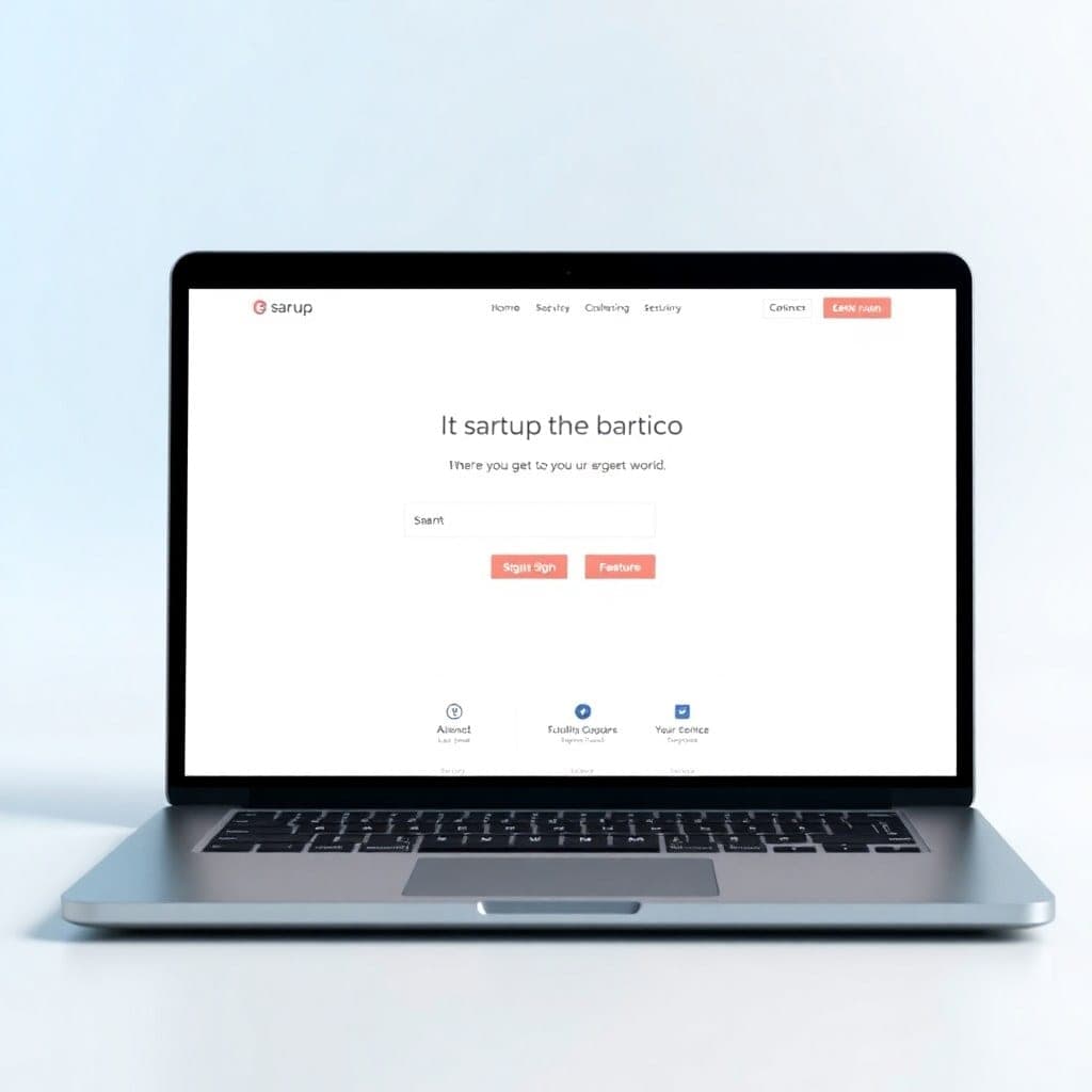 Startup Lead Gen Landing Page