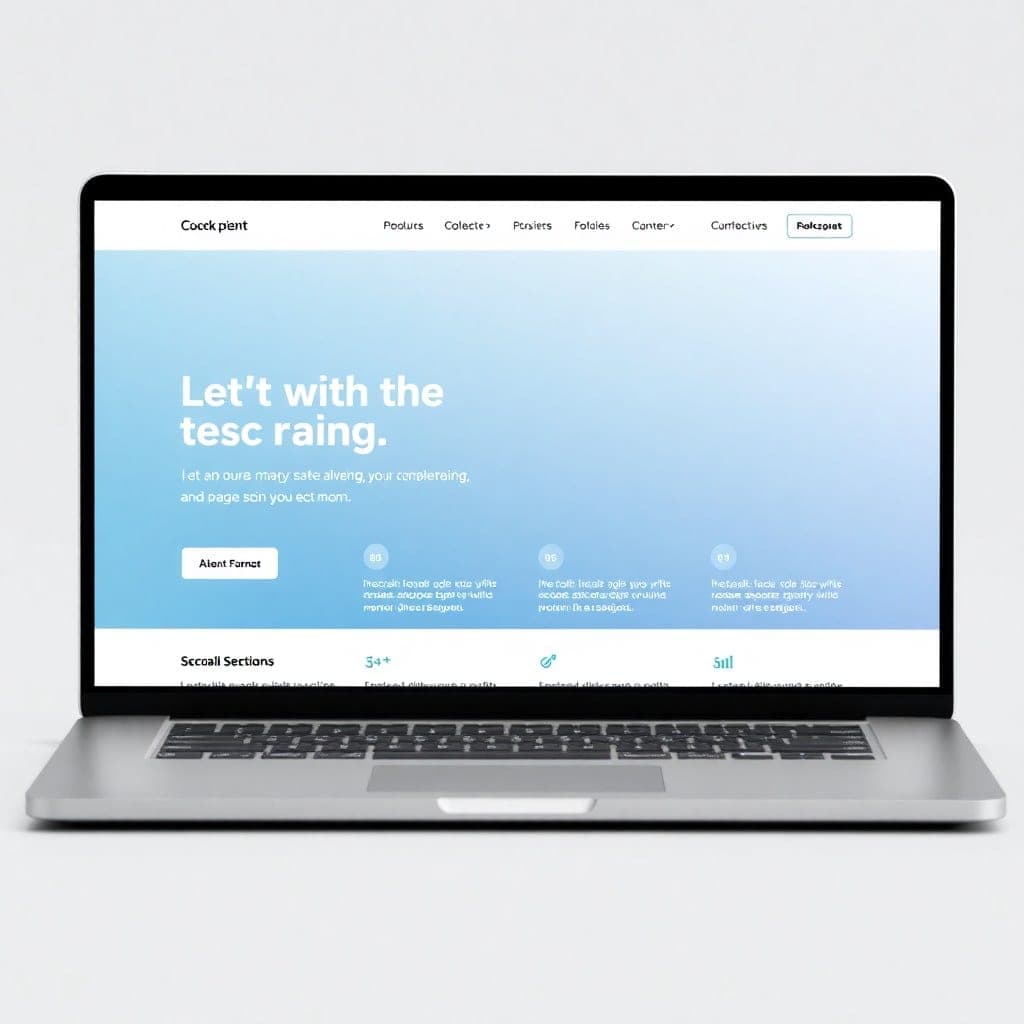One-Page SaaS Landing Page