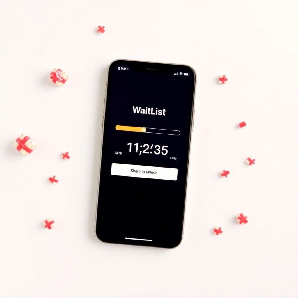 Waitlist Page with Referral Twist